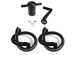 UPR Products Plug N Play Oil Catch Can; Passenger Side; Black (10-14 6.2L F-150 Raptor; 15-20 2.7L/3.5L EcoBoost, 5.0L F-150)