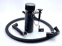 UPR Products Plug N Play VTA Breather Tank; Black (15-20 5.0L F-150)