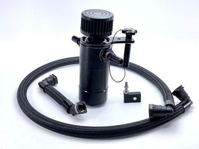UPR Products Plug N Play VTA Breather Tank; Satin (15-20 5.0L F-150)