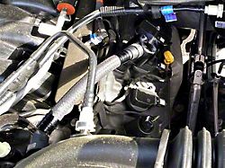 UPR Products Single Valve Plug N Play Oil Catch Can; Black (18-20 5.0L F-150)