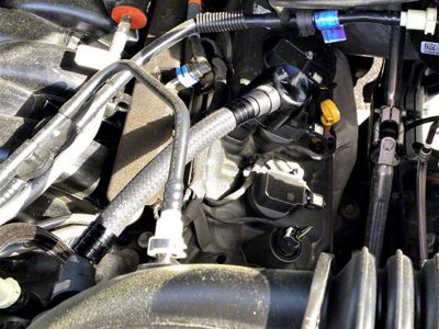UPR Products Single Valve Plug N Play Oil Catch Can; Black (18-20 5.0L F-150)