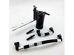 UPR Products Plug N Play Clean Side Oil Catch Can; Black (99-03 F-150 Lightning)