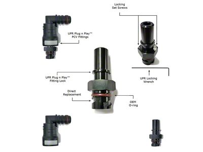 UPR Products Plug N Play Adjustable Hi-Flo PCV Valve (21-24 RAM 1500 TRX)