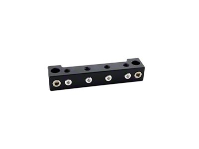 UPR Products 1/8 NPT Sensor Distribution Block; Black (Universal; Some Adaptation May Be Required)