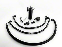 UPR Products Single Valve Plug N Play Clean Side Oil Catch Can; Black (Late 21-23 Ranger)