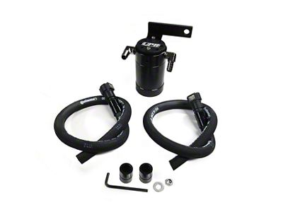 UPR Products Billet Oil Catch Can; Firewall Mount; Satin (19-25 V8 Sierra 1500)