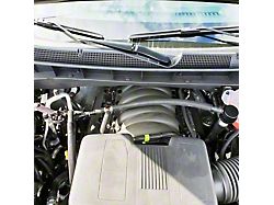 UPR Products Pro Series Dual Valve Plug N Play Clean Side Oil Catch Can for Aftermarket Cold Air Intake; Black (19-26 6.2L Sierra 1500)