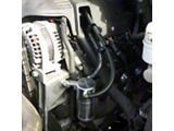 Billet Oil Catch Can; Engine Mount; Satin (99-13 V8 Silverado 1500)