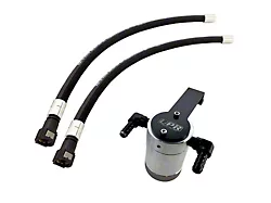 UPR Products Billet Oil Catch Can; Firewall Mount; Satin (14-18 6.2L Silverado 1500)