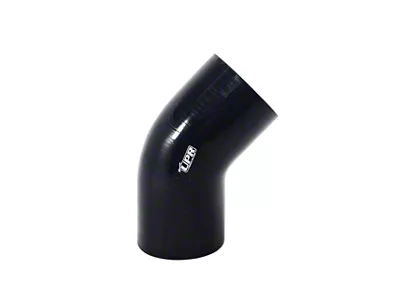 UPR Products Pro Series Silicone 45-Degree Elbow Coupler; 3.50-Inch; Black (Universal; Some Adaptation May Be Required)