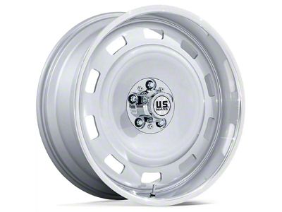 US Mag Scottsdale Silver with Diamond Cut Lip 6-Lug Wheel; 22x9; 15mm Offset (07-13 Sierra 1500)