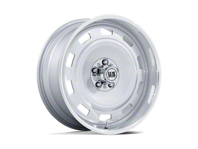 US Mag Scottsdale Silver with Diamond Cut Lip 6-Lug Wheel; 20x8.5; 1mm Offset (07-13 Sierra 1500)