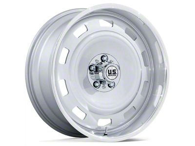 US Mag Scottsdale Silver with Diamond Cut Lip 6-Lug Wheel; 22x9; 15mm Offset (07-13 Silverado 1500)