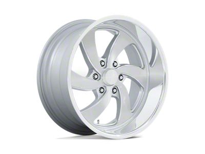 US Mag Scottsdale Silver with Diamond Cut Lip 6-Lug Wheel; 22x10.5; 12mm Offset (14-18 Sierra 1500)