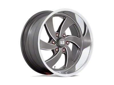 US Mag Desperado Anthracite Milled Diamond Cut Milled 6-Lug Wheel; 20x8; 1mm Offset (99-06 Silverado 1500)