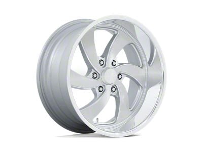 US Mag Desperado Silver Brushed Face Milled Diamond Cut Milled 6-Lug Wheel; 20x8; 1mm Offset (19-24 RAM 1500)