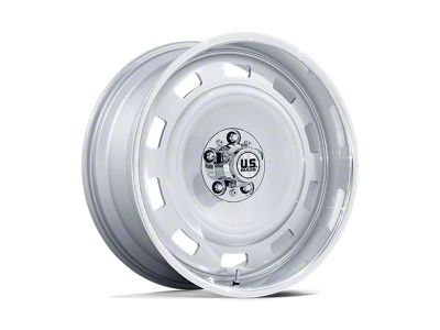 US Mag Scottsdale Silver with Diamond Cut Lip 6-Lug Wheel; 20x10; 6mm Offset (19-24 Sierra 1500)