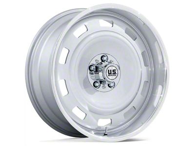 US Mag Scottsdale Silver with Diamond Cut Lip 6-Lug Wheel; 22x9; 15mm Offset (19-25 Silverado 1500)