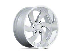 US Mag Desperado Silver Brushed Face Milled Diamond Cut Milled 6-Lug Wheel; 20x8; 1mm Offset (21-26 Tahoe)