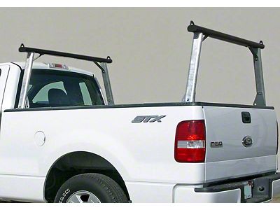 US Rack Clipper Truck Rack; Brushed and Black (99-25 F-150 Styleside)
