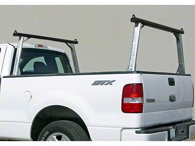 US Rack Clipper Truck Rack; Brushed and Black (99-24 F-150 Styleside)