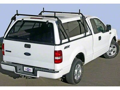 US Rack Truck Cap Rack for Caps Under 27-Inches; Black (02-24 RAM 1500)