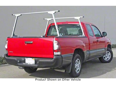 US Rack Paddler Truck Rack; Brushed and Silver (99-18 Sierra 1500)