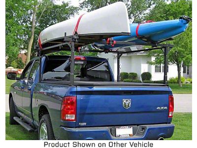 US Rack Stake Pocket Truck Rack for Tonneau Covers; Black (99-18 Silverado 1500 Fleetside)