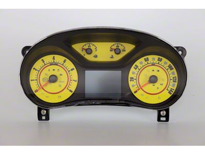 US Speedo Daytona Edition Gauge Face; MPH; Yellow (15-18 Colorado)