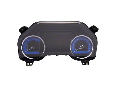 US Speedo Daytona Edition Gauge Face; MPH; Blue (17-22 6.7L Powerstroke F-250 Super Duty)
