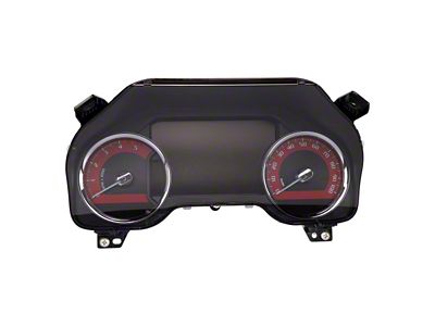 US Speedo Daytona Edition Gauge Face; MPH; Maroon (17-22 6.7L Powerstroke F-250 Super Duty)