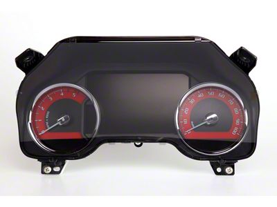 US Speedo Daytona Edition Gauge Face; MPH; Pink (17-22 6.7L Powerstroke F-250 Super Duty)