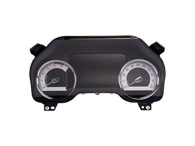 US Speedo Daytona Edition Gauge Face; MPH; Silver (17-22 6.7L Powerstroke F-250 Super Duty)