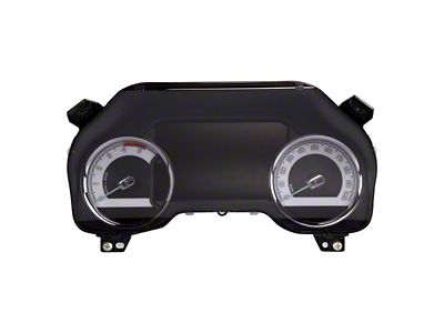 US Speedo Daytona Edition Gauge Face; MPH; White (17-22 6.7L Powerstroke F-250 Super Duty)