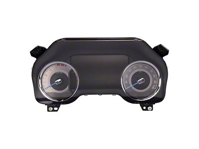 US Speedo Stainless Edition Gauge Face; MPH; Deep Red (17-22 6.7L Powerstroke F-250 Super Duty)
