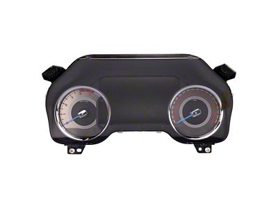 US Speedo Stainless Edition Gauge Face; MPH; Orange (17-22 6.7L Powerstroke F-250 Super Duty)