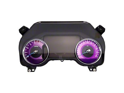 US Speedo Amethyst Edition Gauge Face; MPH (17-22 6.7L Powerstroke F-350 Super Duty)