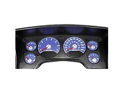 US Speedo Daytona Edition Gauge Face; MPH; Blue (2006 RAM 1500)