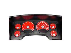 US Speedo Daytona Edition Gauge Face; MPH; Red (2006 RAM 1500)