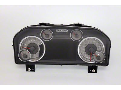 US Speedo Daytona Edition Gauge Face; MPH; Silver (13-18 RAM 1500 w/ 7-Inch Display, Excluding EcoDiesel)