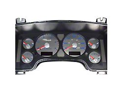 US Speedo Stainless Edition Gauge Face; MPH; Blue (03-05 RAM 1500)