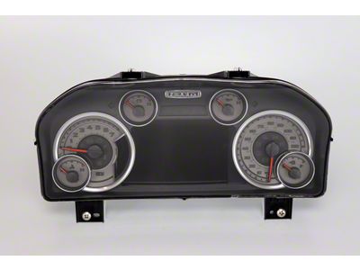US Speedo Daytona Edition Gauge Face; MPH; Silver (13-18 5.7L, 6.4L RAM 2500 w/ 7-Inch Display)