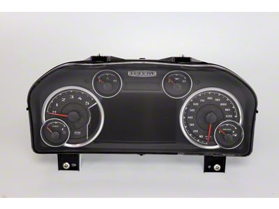 US Speedo Daytona Edition Gauge Face; MPH; Black (13-18 6.7L RAM 3500 w/ 7-Inch Display)