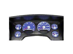 US Speedo Daytona Edition Gauge Face; MPH; Blue (2006 5.9L RAM 3500)