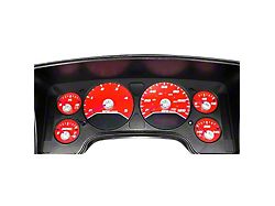 US Speedo Daytona Edition Gauge Face; MPH; Red (2006 5.9L RAM 3500)