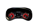 US Speedo Daytona Edition Gauge Face; MPH; Red (19-24 6.7L RAM 3500)