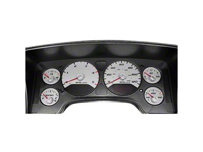 US Speedo Daytona Edition Gauge Face; MPH; Silver (2006 5.9L RAM 3500)