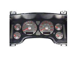 US Speedo Stainless Edition Gauge Face; MPH; Red (03-05 RAM 3500, Excluding Diesel)