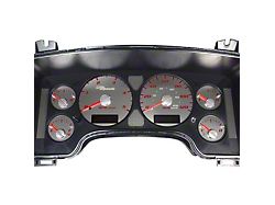 US Speedo Stainless Edition Gauge Face; MPH; Red (03-05 5.9L RAM 3500)