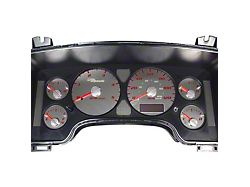 US Speedo Stainless Edition Gauge Face; MPH; Red (2006 5.9L RAM 3500)